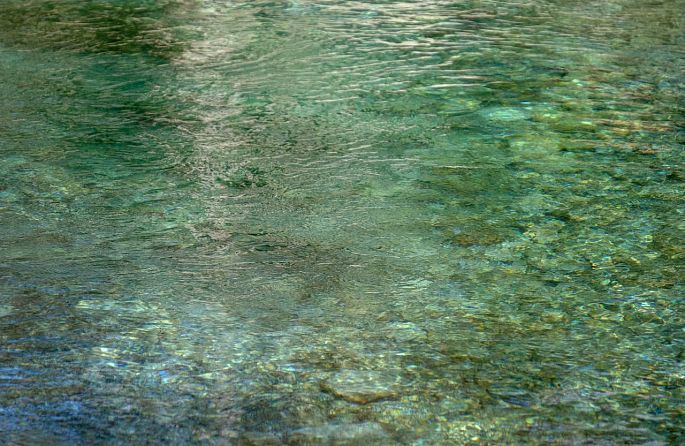 Crystal clear waters and nature reserve on the Melcocho River